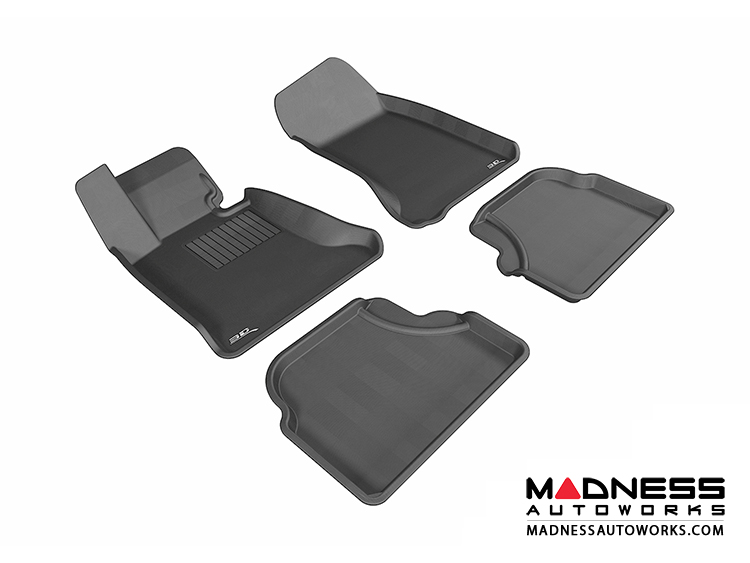 BMW 5 Series Floor Mats (Set of 4) - Black by 3D MAXpider - E60 Sedan